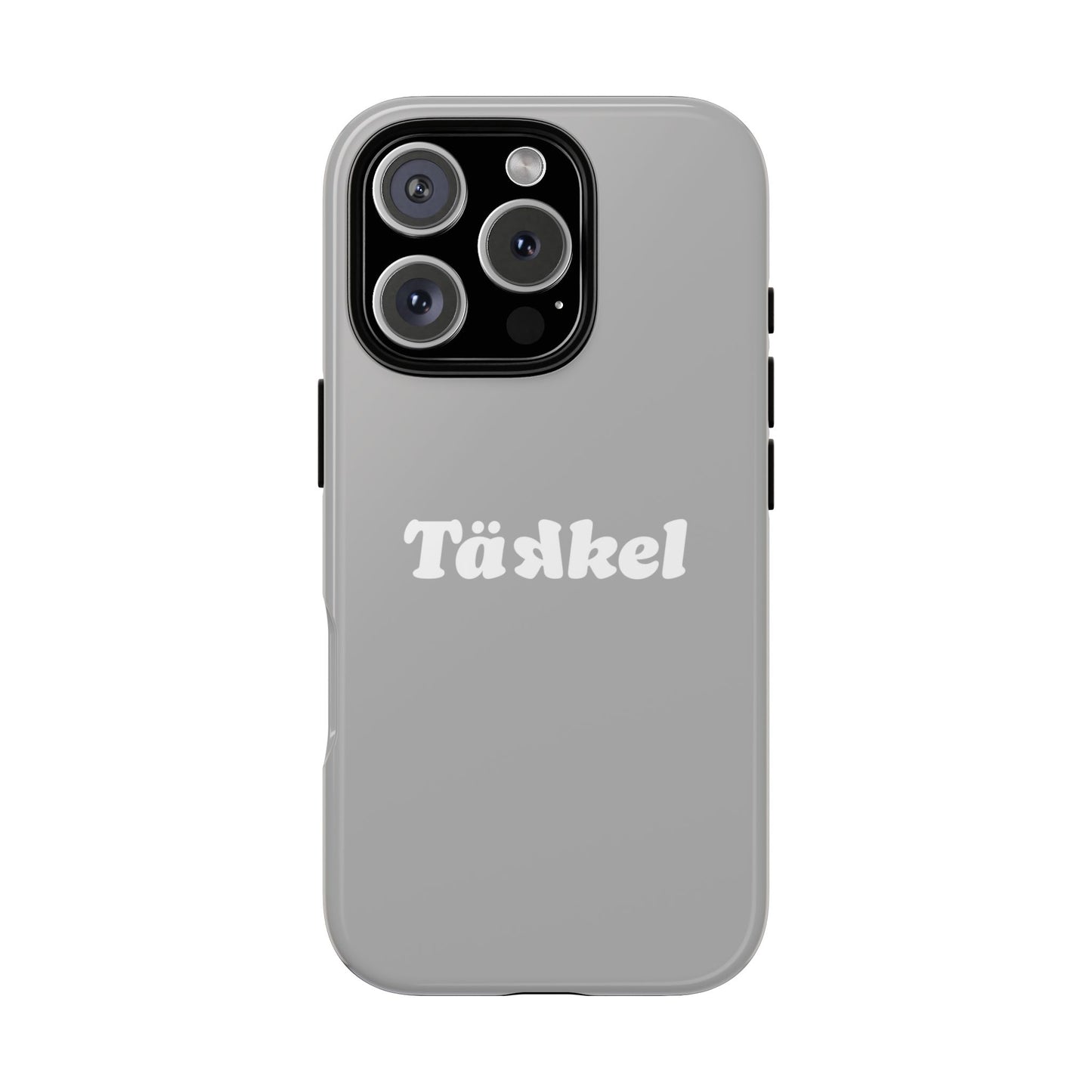 TÄKKEL Classic Hard Case Grau iPhone