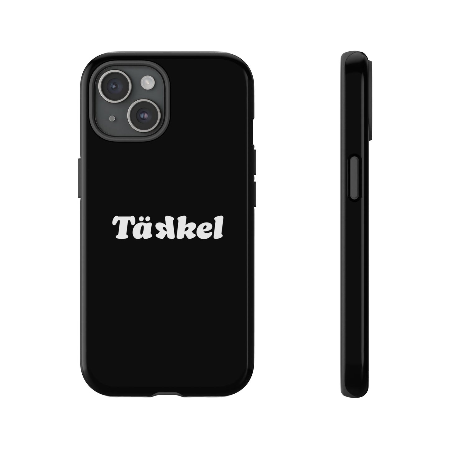 TÄKKEL Classic Hard Case Schwarz iPhone