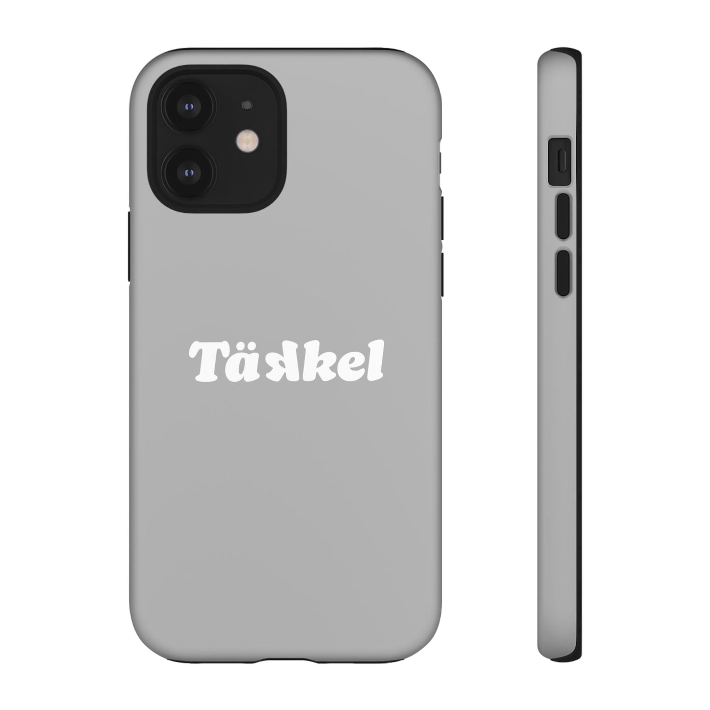 TÄKKEL Classic Hard Case Grau iPhone