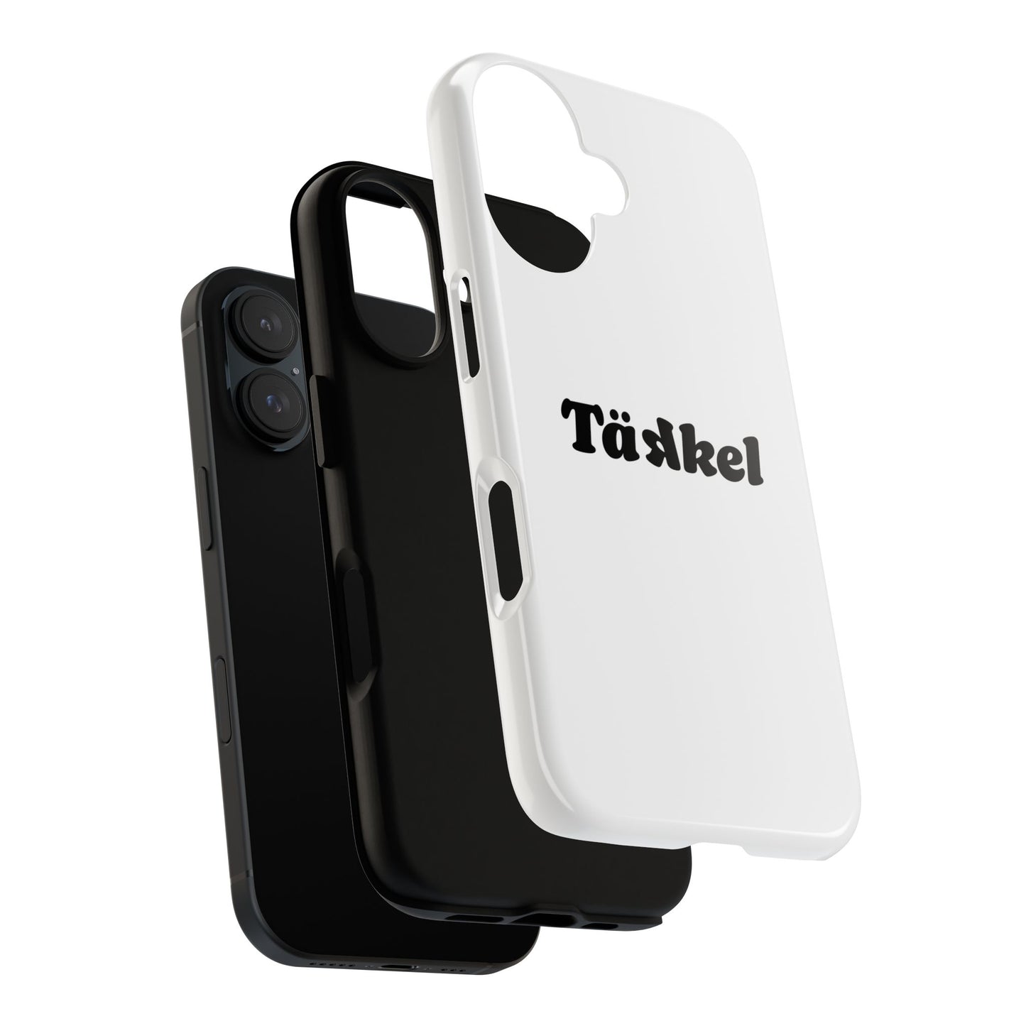TÄKKEL Classic Hard Case Weiß iPhone