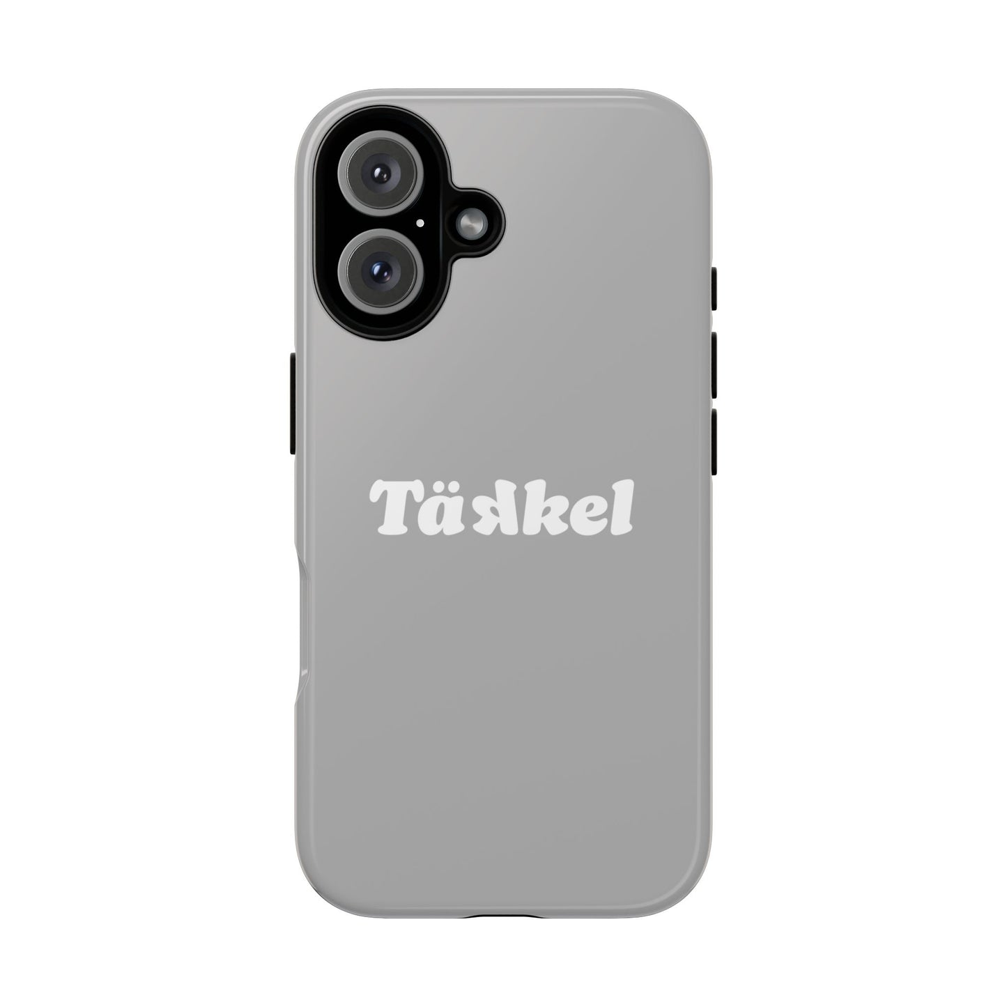 TÄKKEL Classic Hard Case Grau iPhone