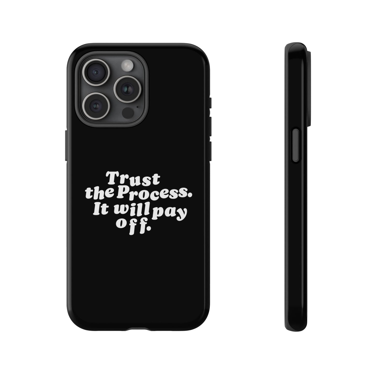 Trust harder Hard Case Schwarz iPhone