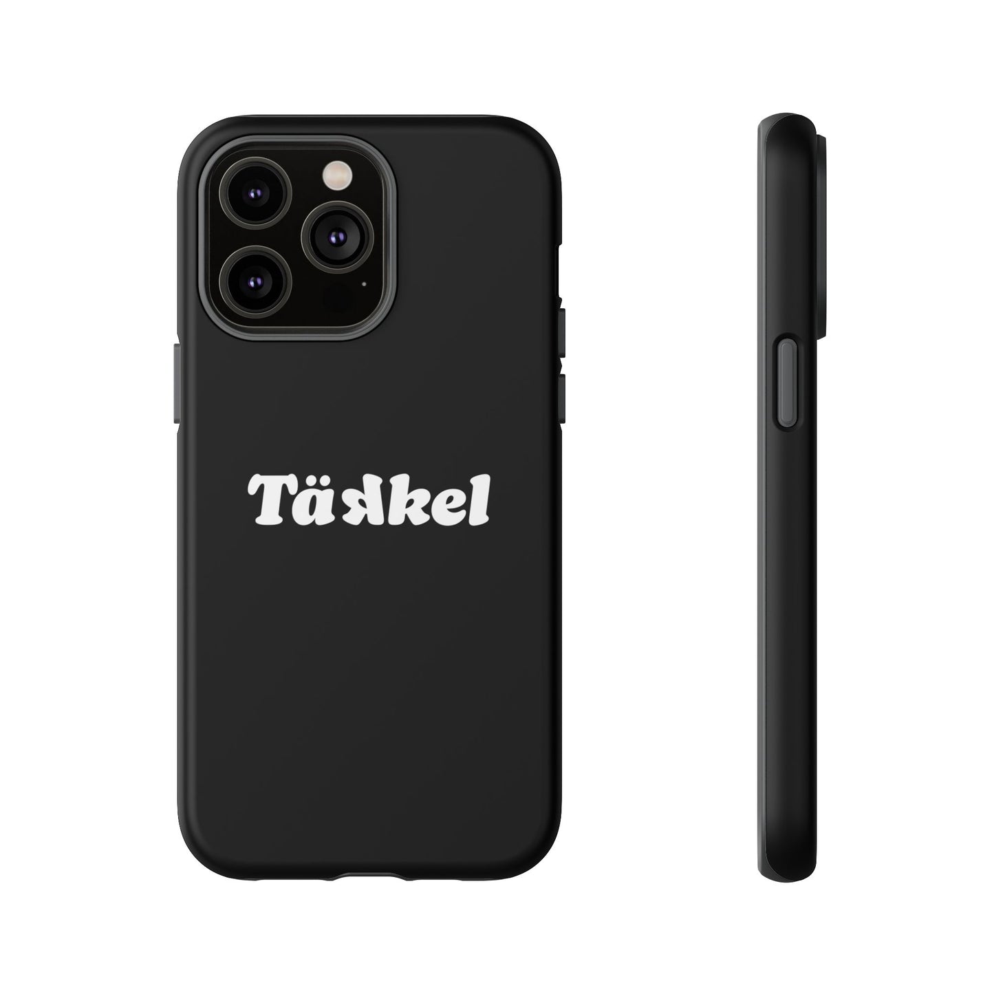 TÄKKEL Classic Hard Case Schwarz iPhone