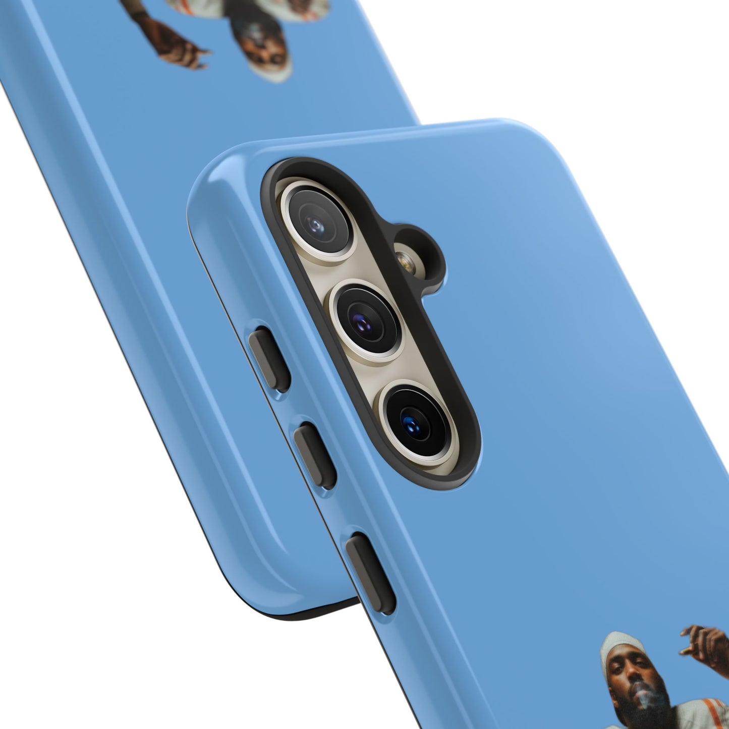 Who´s gonna smoke Hard Case Babyblau Samsung