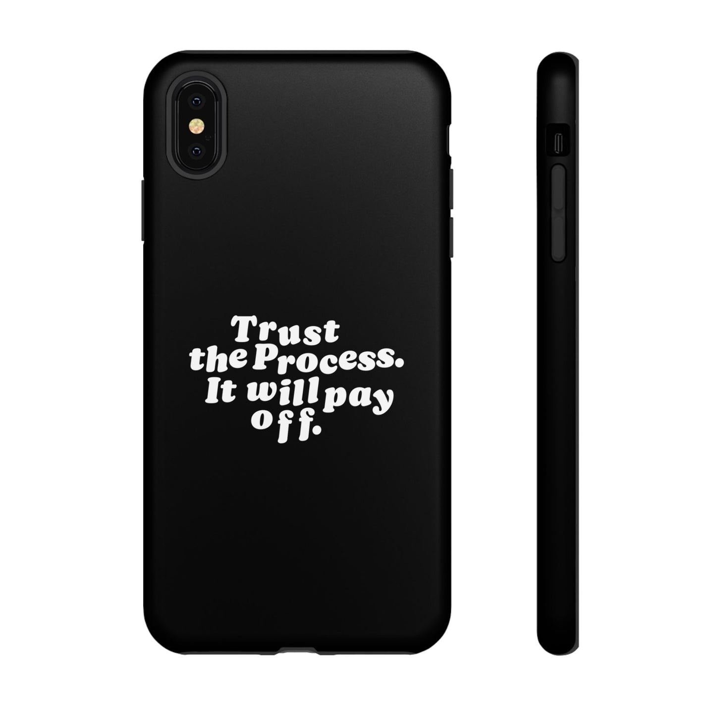Trust harder Hard Case Schwarz iPhone