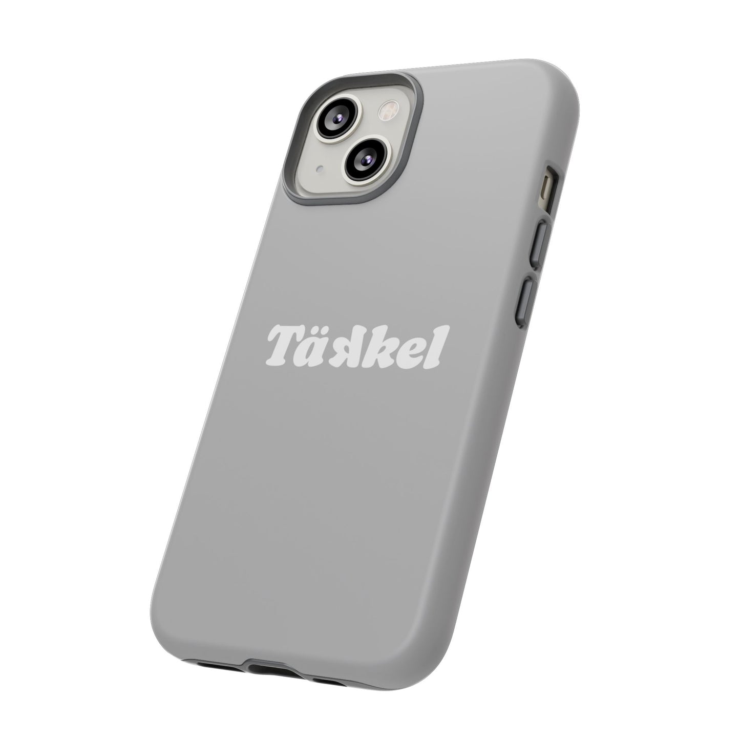 TÄKKEL Classic Hard Case Grau iPhone