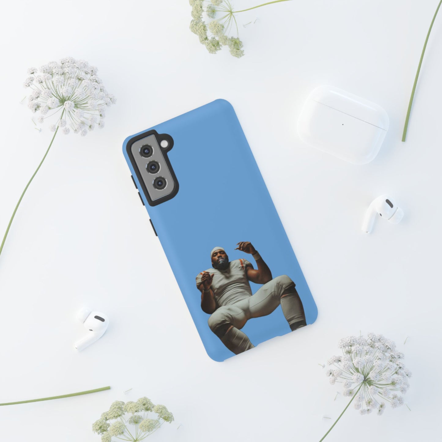 Who´s gonna smoke Hard Case Babyblau Samsung