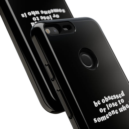 Too Obsessed Hard Case Schwarz Google Pixel