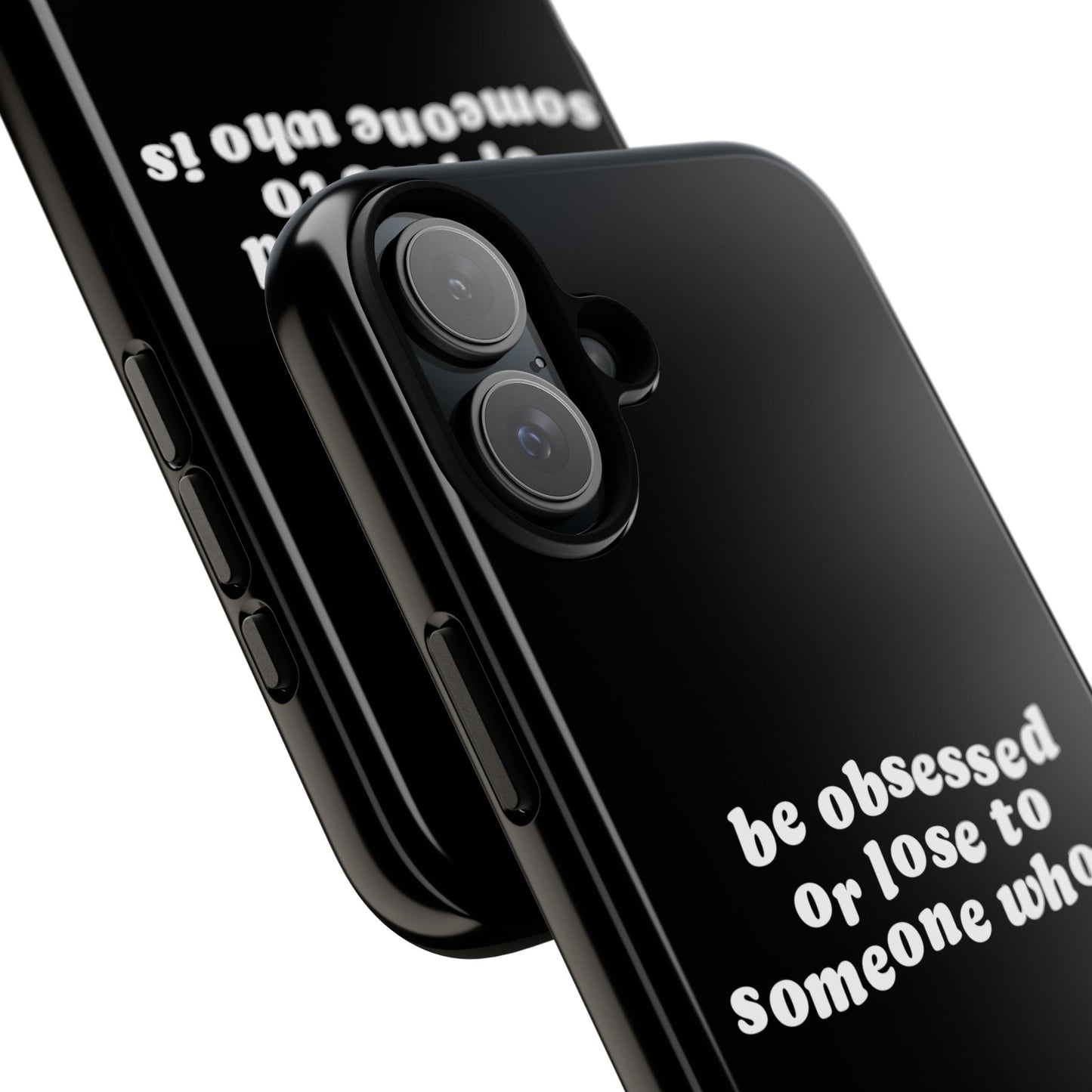 Be Obsessed Hard Case Schwarz iPhone