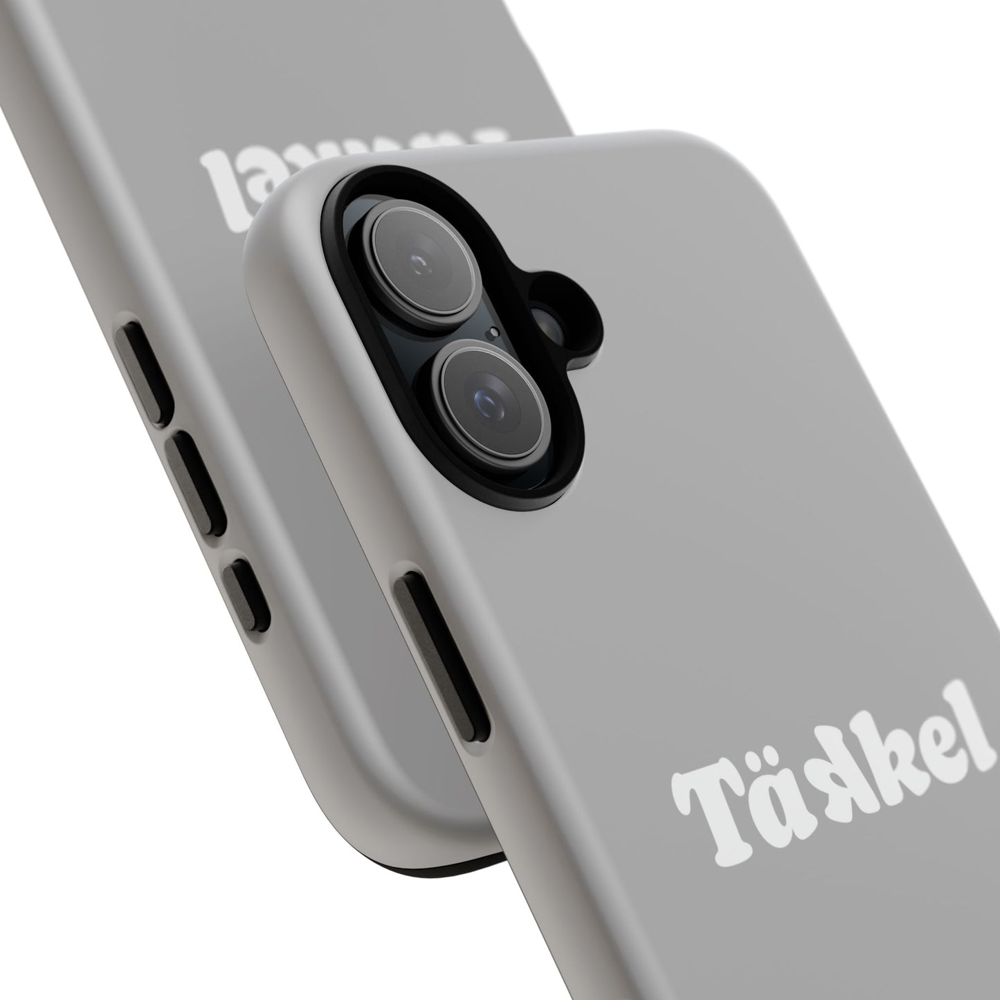 TÄKKEL Classic Hard Case Grau iPhone