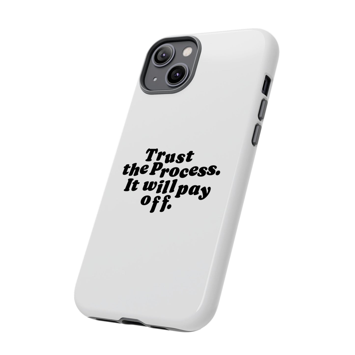 Trust harder Hard Case Weiß iPhone