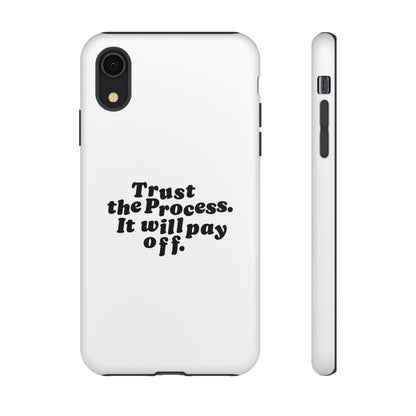 Trust harder Hard Case Weiß iPhone