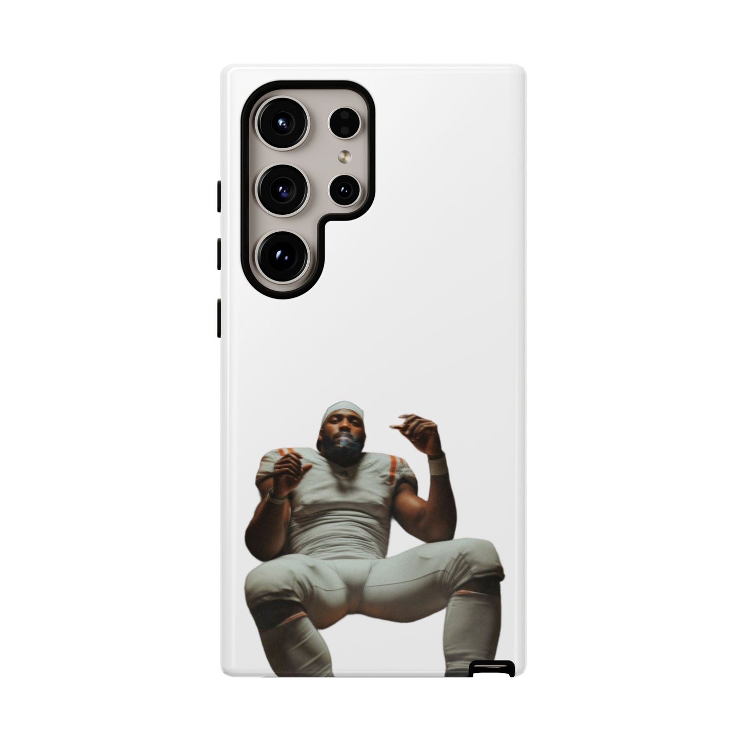 Who´s gonna smoke Hard Case Weiß Samsung