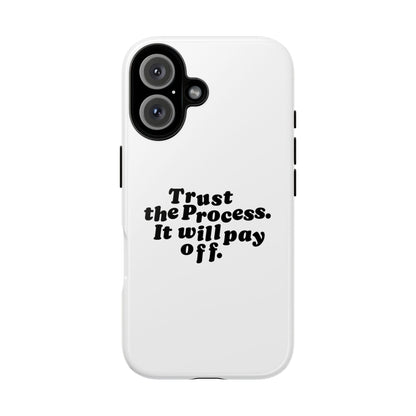 Trust harder Hard Case Weiß iPhone