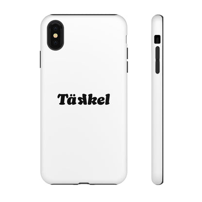 TÄKKEL Classic Hard Case Weiß iPhone