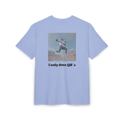 Unisex Heavy Oversize TEE I ONLY DATE QB`s