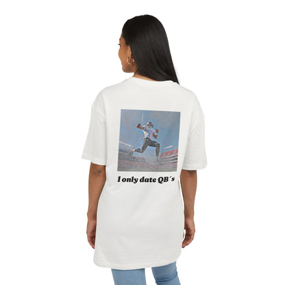 Unisex Heavy Oversize TEE I ONLY DATE QB`s