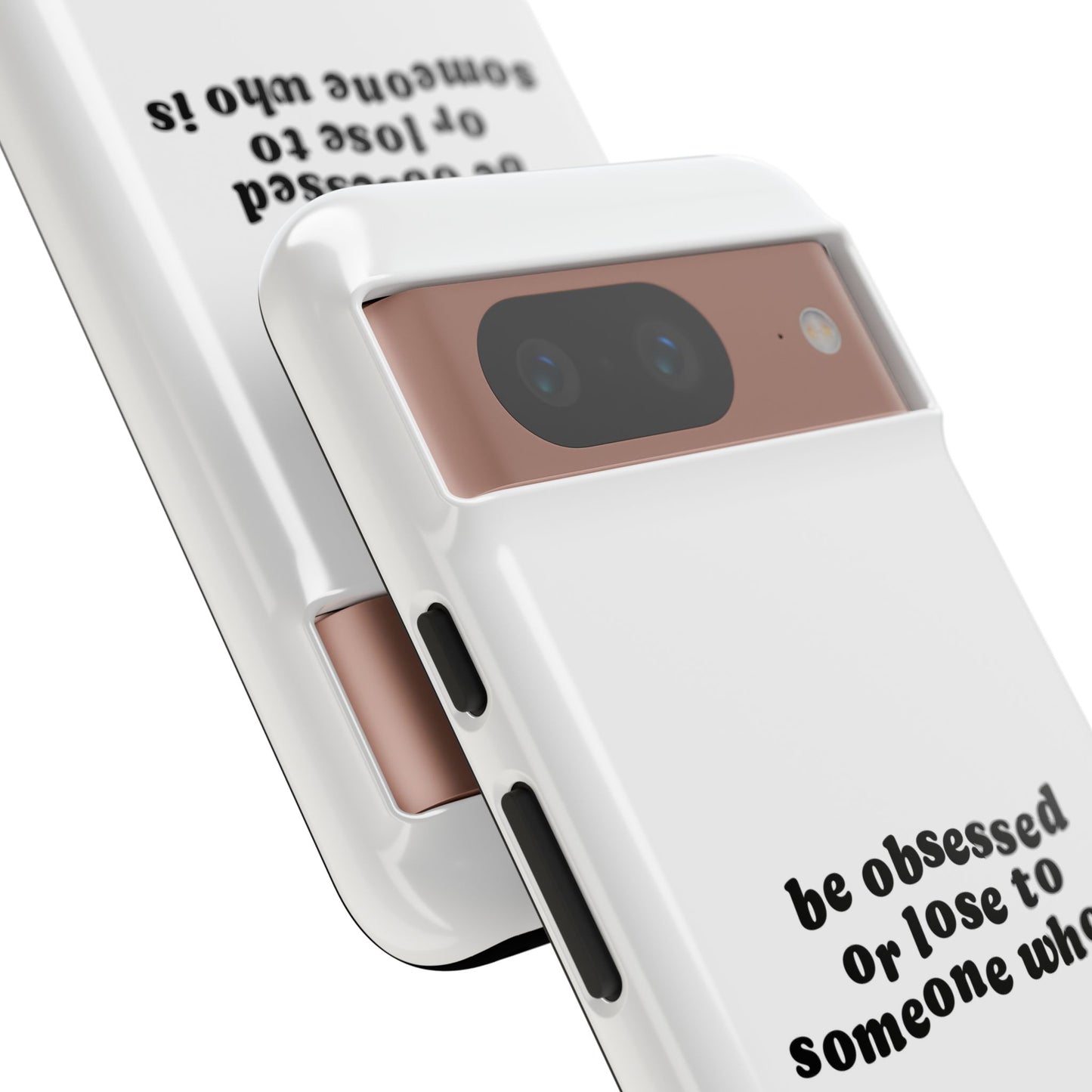 Too Obsessed Hard Case Weiß Google Pixel