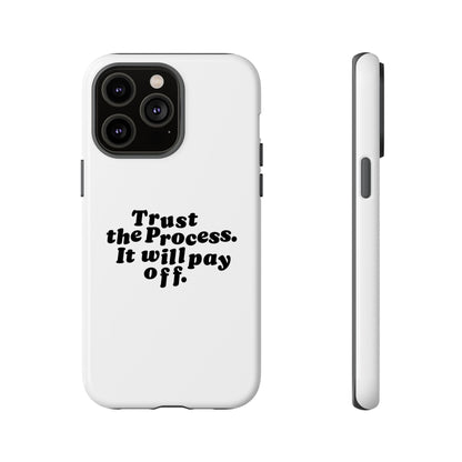 Trust harder Hard Case Weiß iPhone