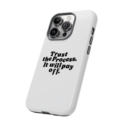 Trust harder Hard Case Weiß iPhone