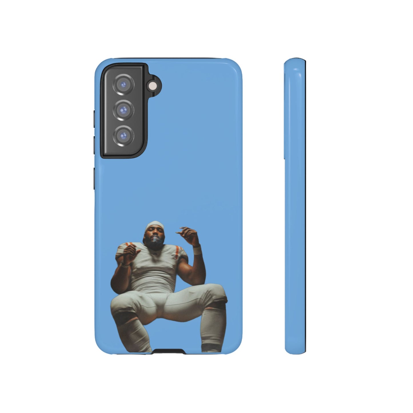 Who´s gonna smoke Hard Case Babyblau Samsung
