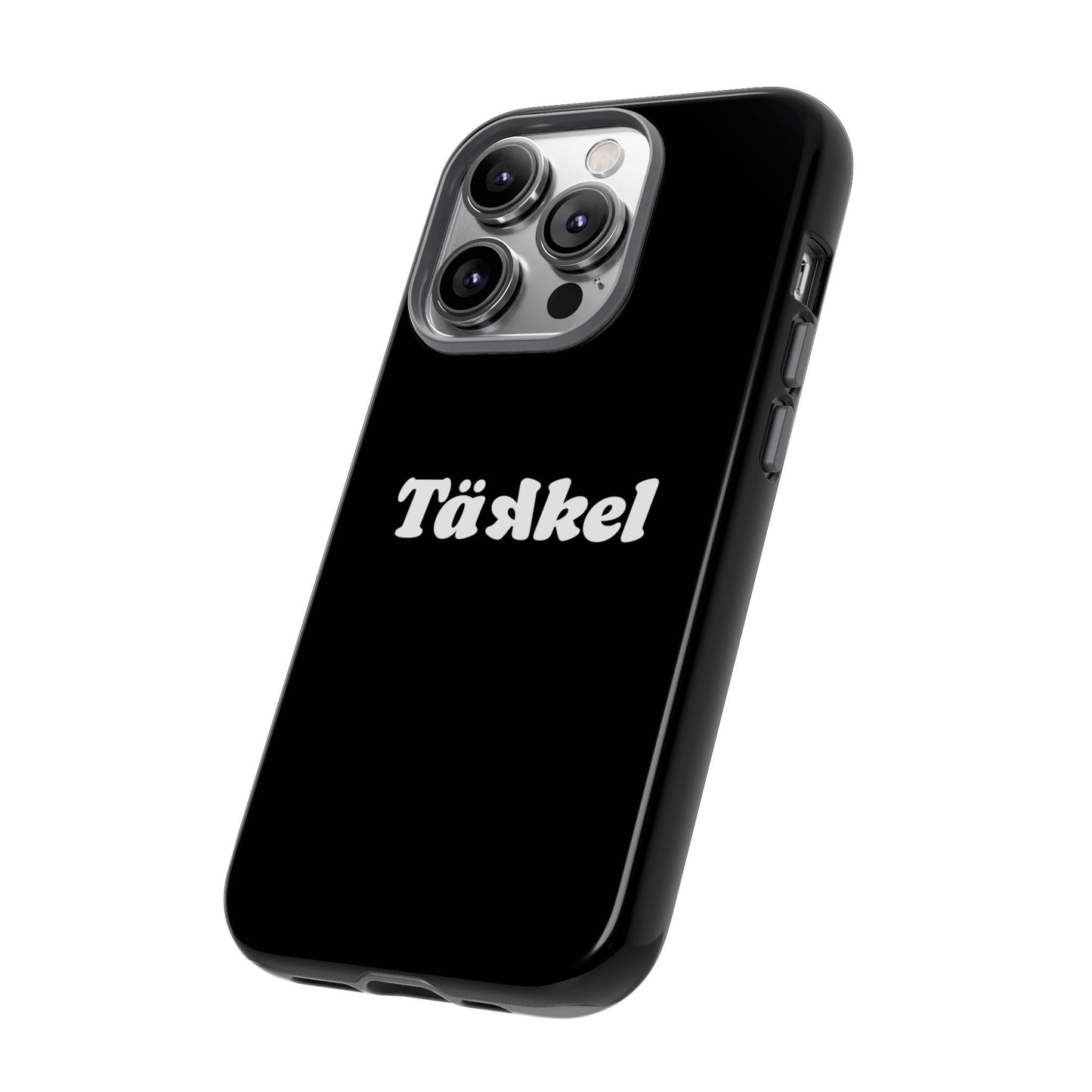 TÄKKEL Classic Hard Case Schwarz iPhone