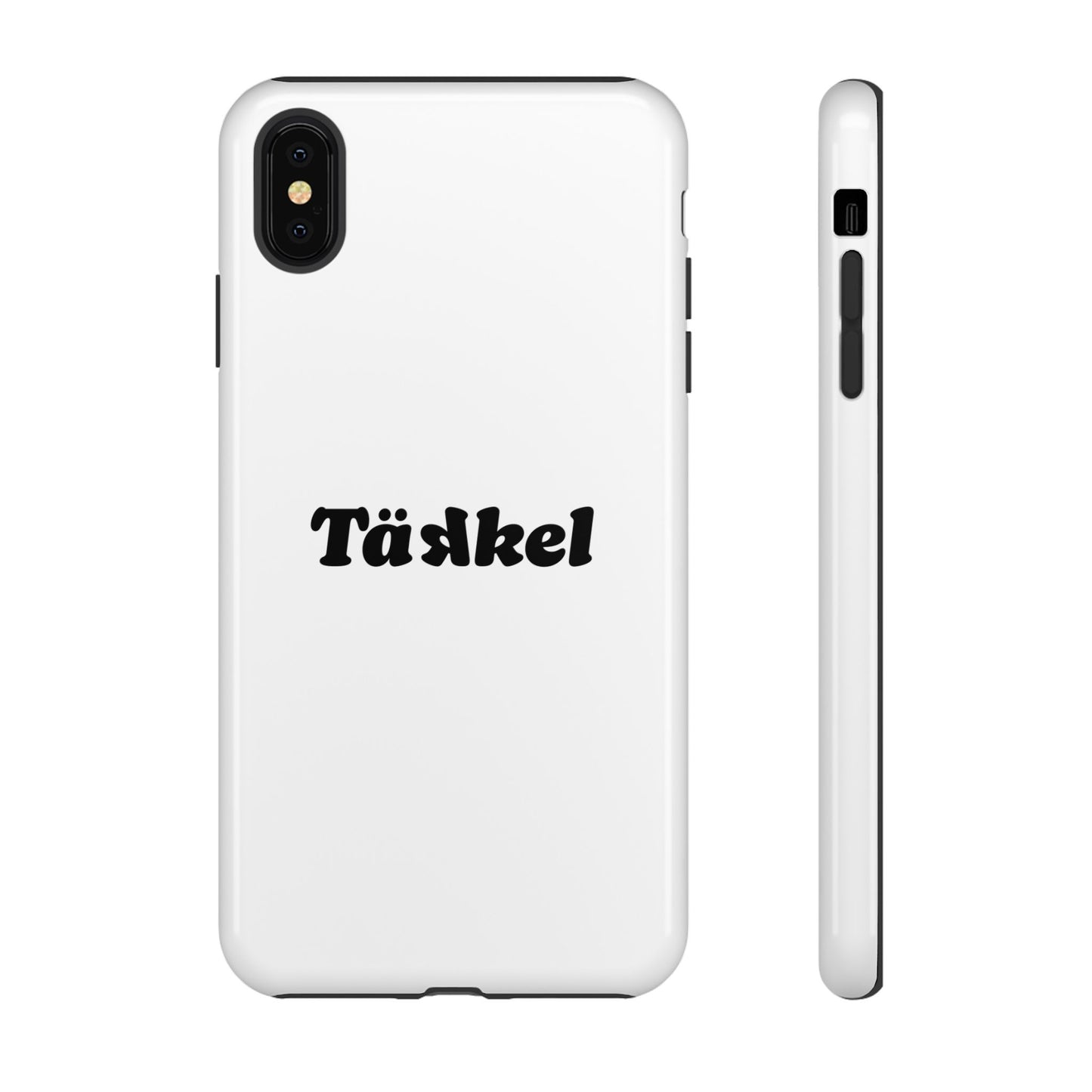 TÄKKEL Classic Hard Case Weiß iPhone