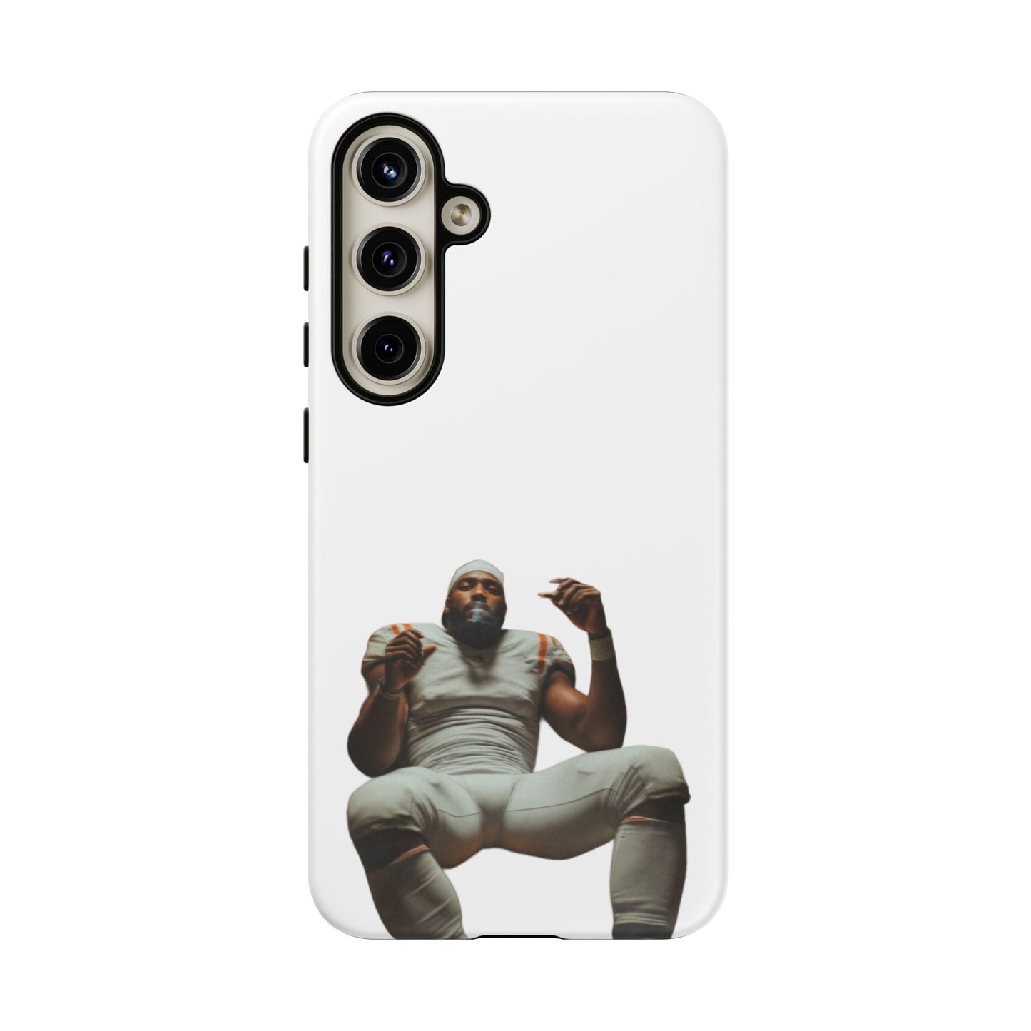 Who´s gonna smoke Hard Case Weiß Samsung