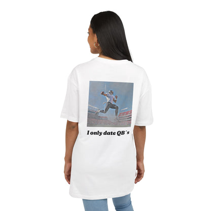 Unisex Heavy Oversize TEE I ONLY DATE QB`s