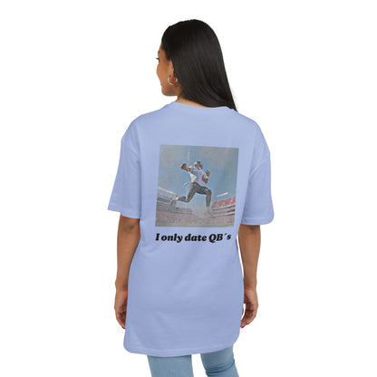 Unisex Heavy Oversize TEE I ONLY DATE QB`s