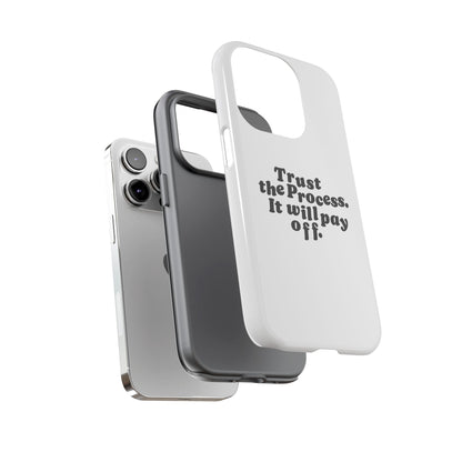 Trust harder Hard Case Weiß iPhone