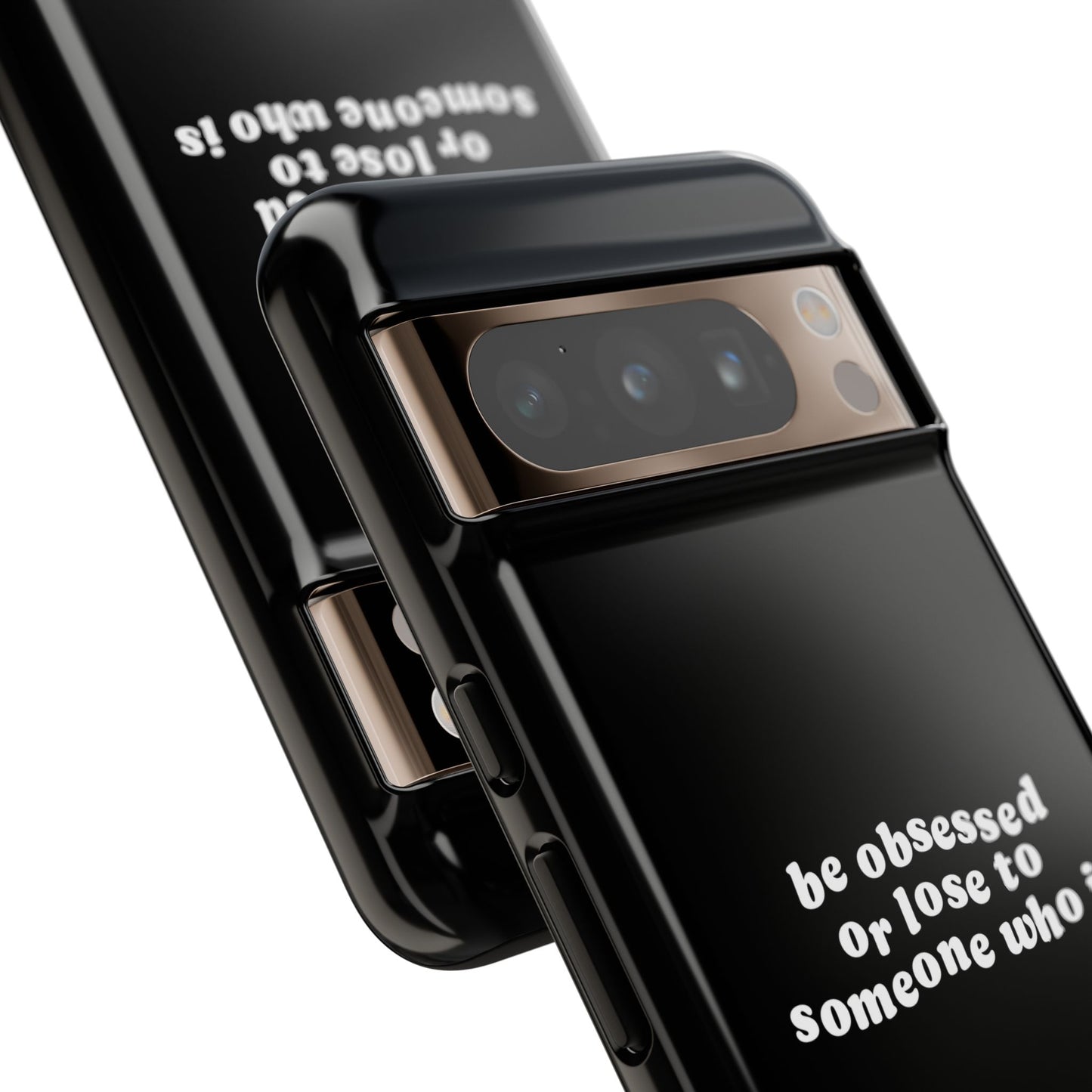 Too Obsessed Hard Case Schwarz Google Pixel