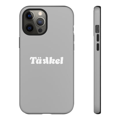 TÄKKEL Classic Hard Case Grau iPhone
