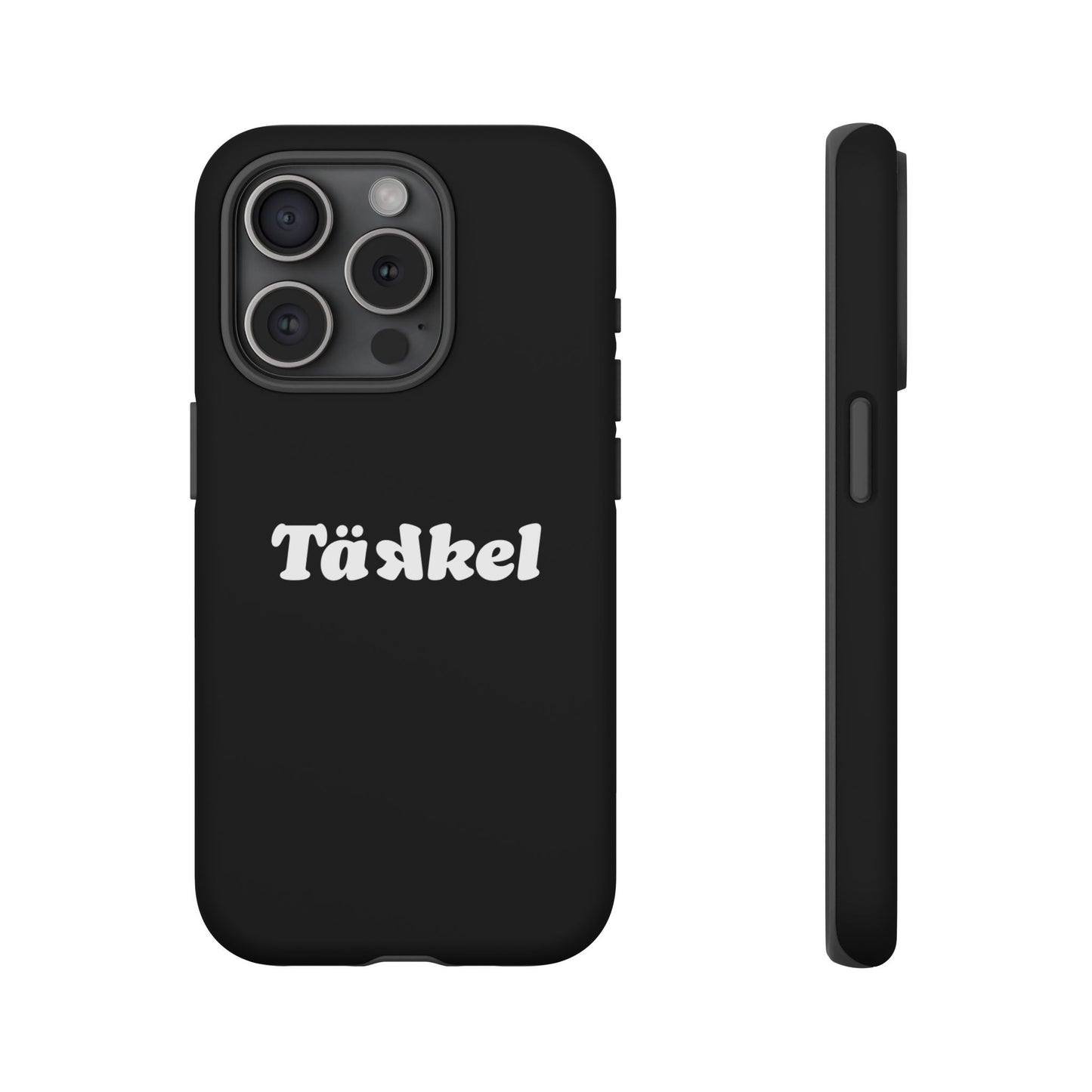 TÄKKEL Classic Hard Case Schwarz iPhone