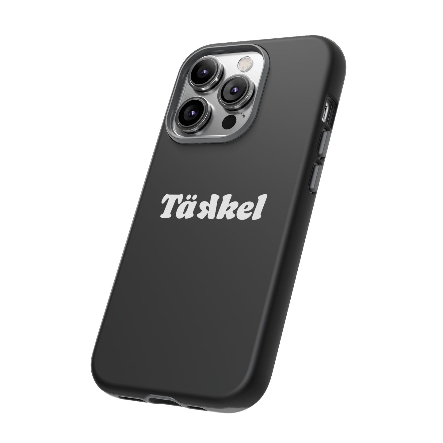 TÄKKEL Classic Hard Case Schwarz iPhone