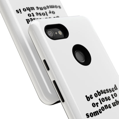 Too Obsessed Hard Case Weiß Google Pixel