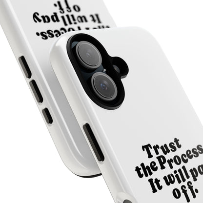 Trust harder Hard Case Weiß iPhone