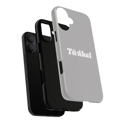 TÄKKEL Classic Hard Case Grau iPhone