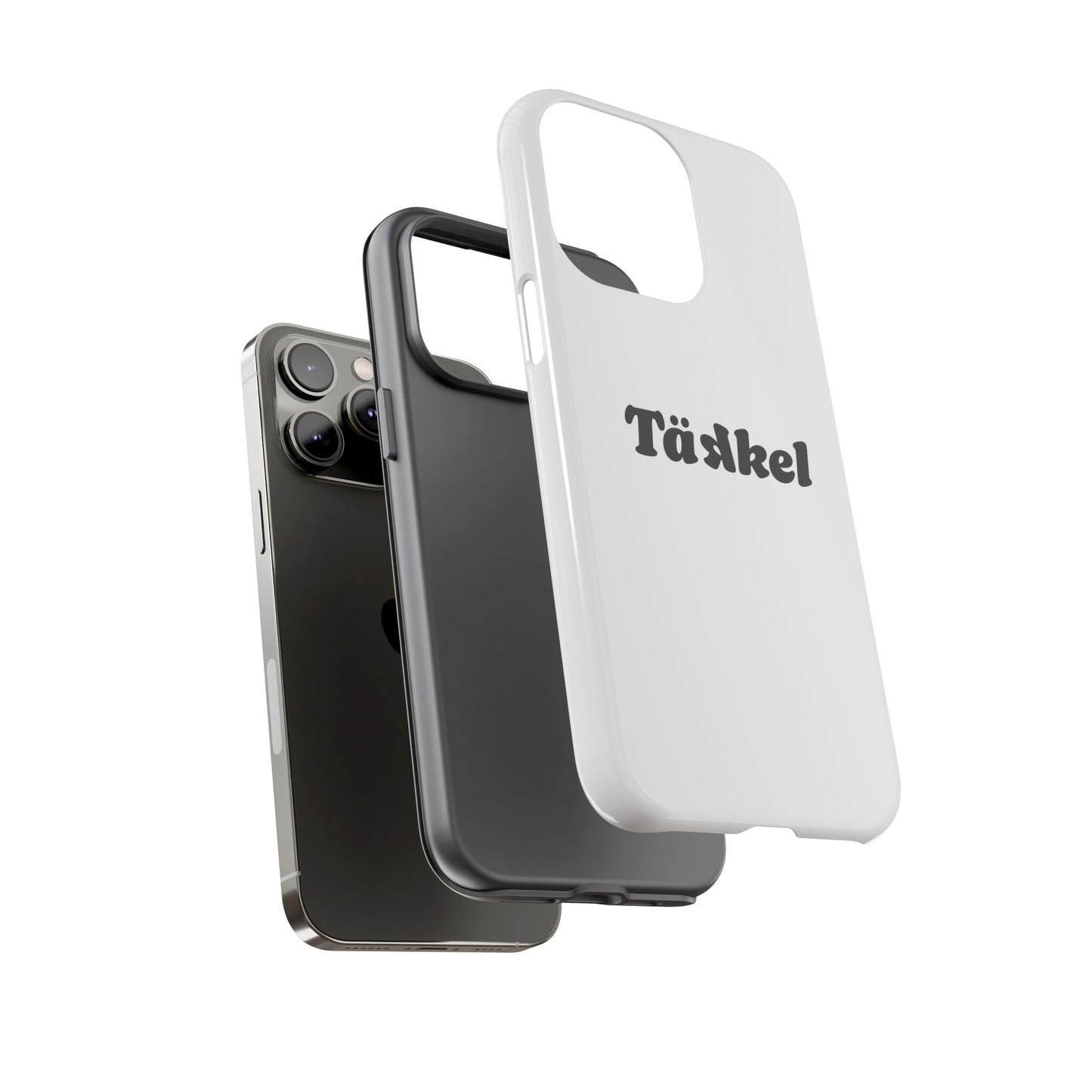 TÄKKEL Classic Hard Case Weiß iPhone
