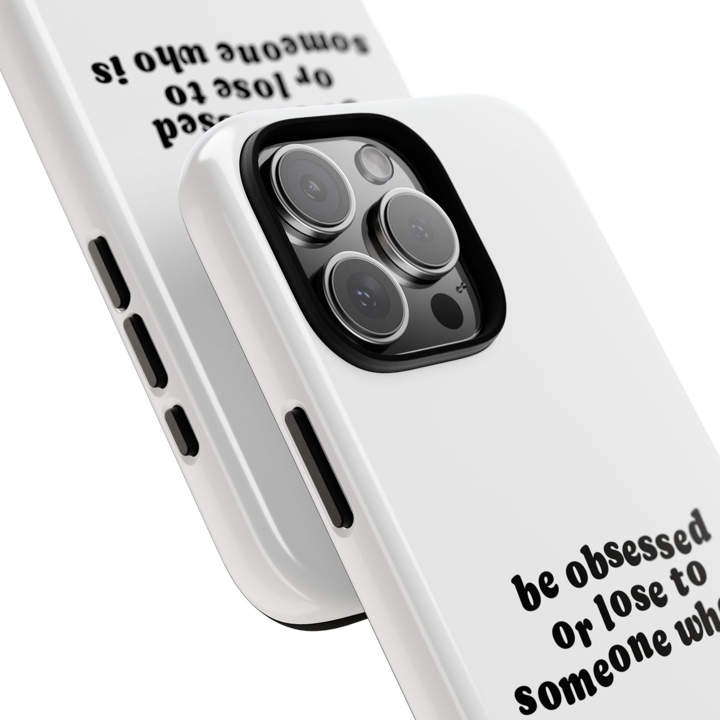 Be Obsessed Hard Case Weiß iPhone