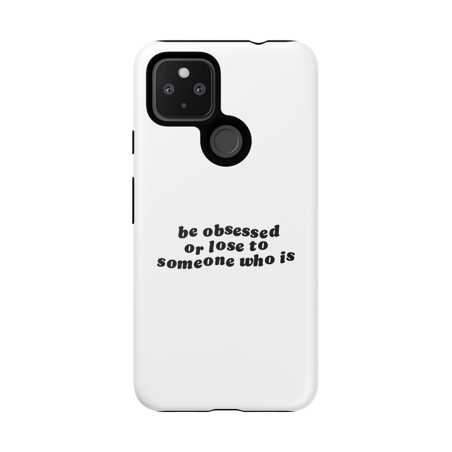 Too Obsessed Hard Case Weiß Google Pixel