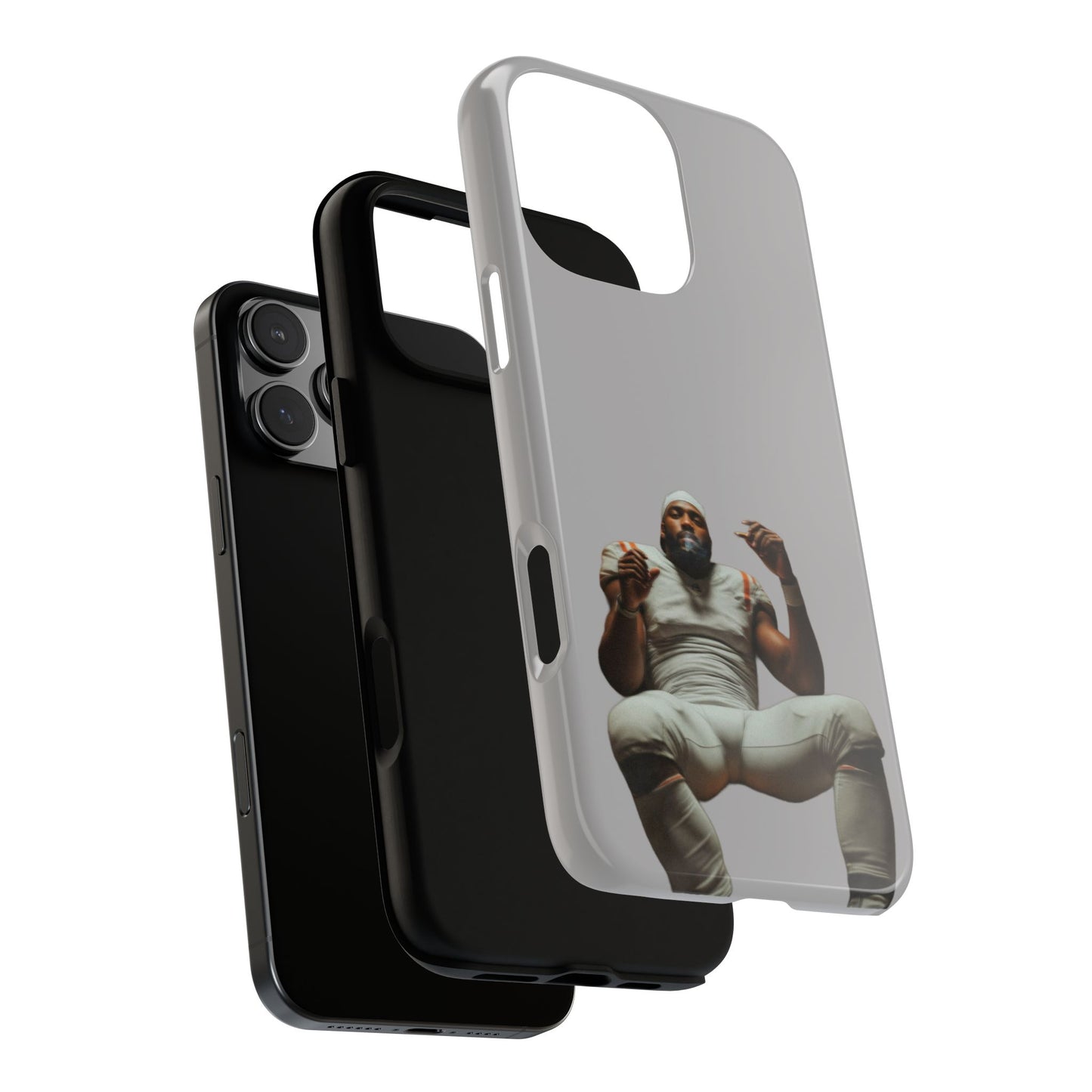 Who´s gonna smoke Hard Case Grau iPhone