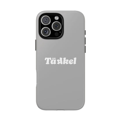 TÄKKEL Classic Hard Case Grau iPhone
