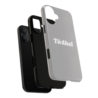 TÄKKEL Classic Hard Case Grau iPhone