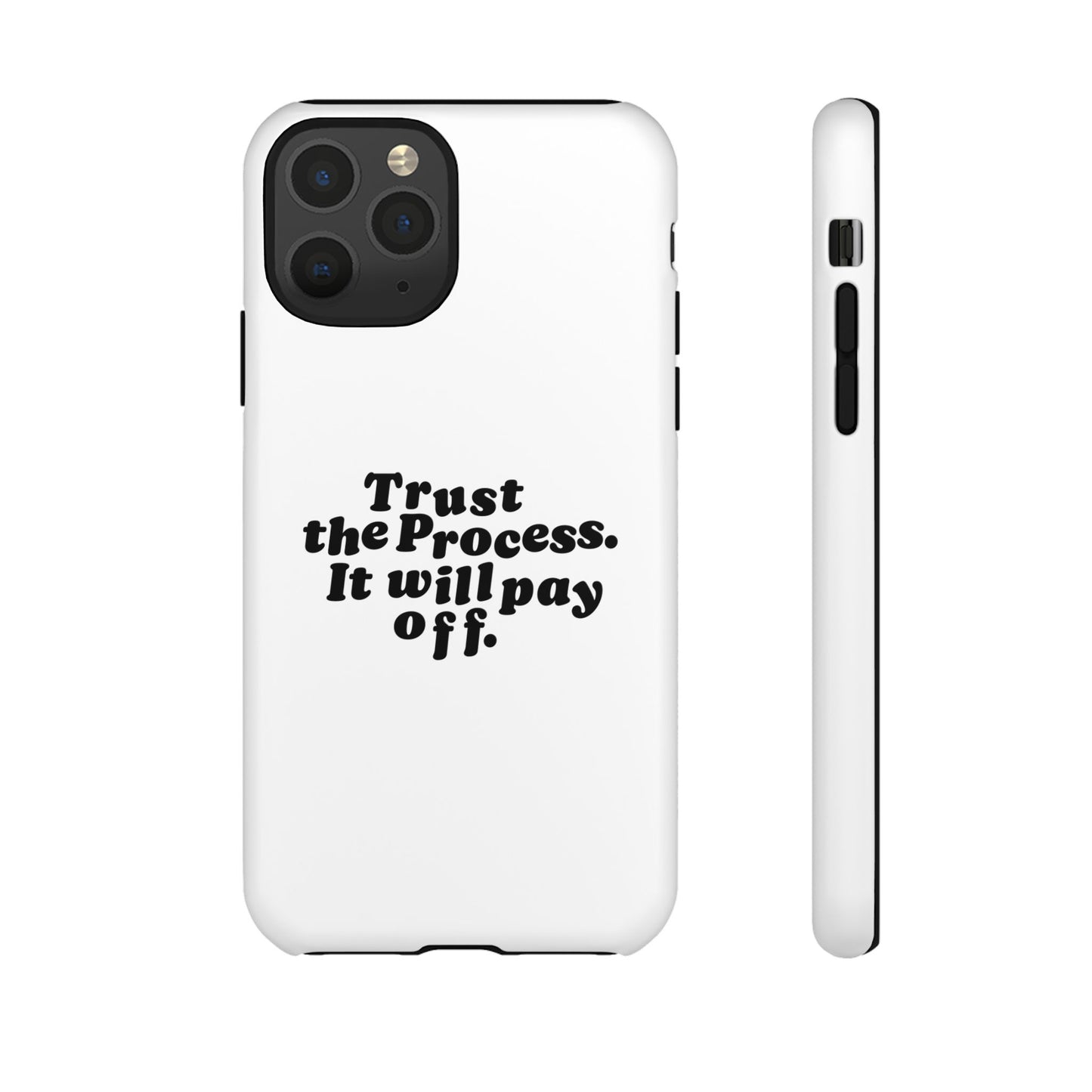 Trust harder Hard Case Weiß iPhone