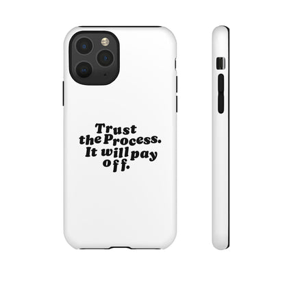 Trust harder Hard Case Weiß iPhone