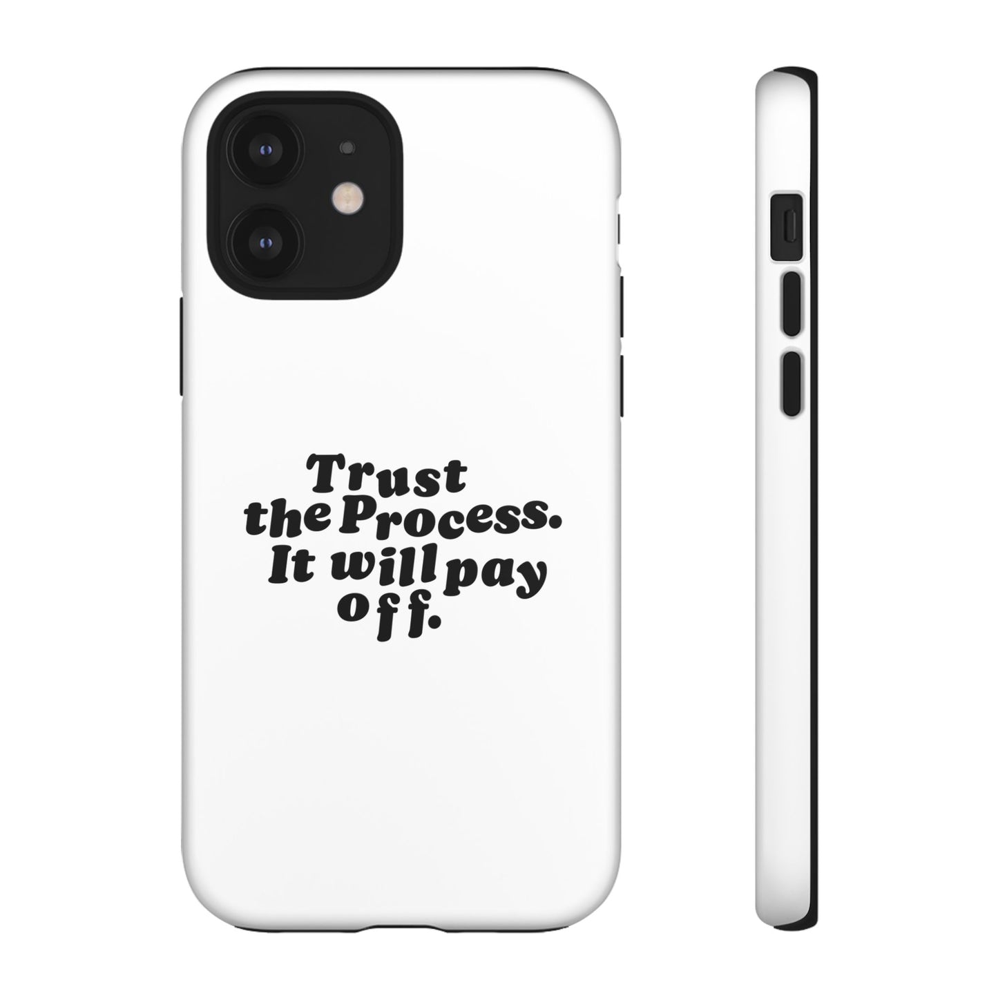 Trust harder Hard Case Weiß iPhone