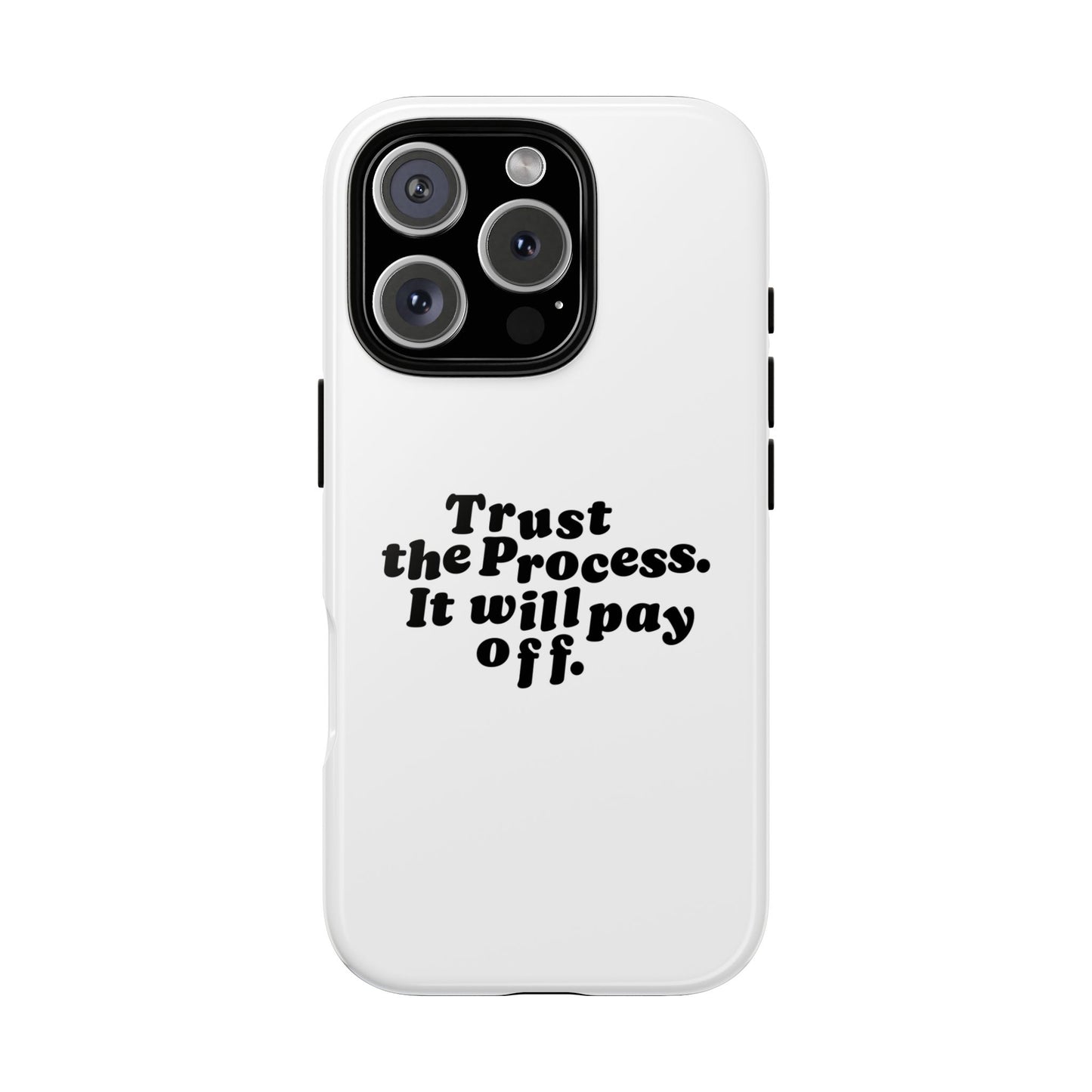 Trust harder Hard Case Weiß iPhone