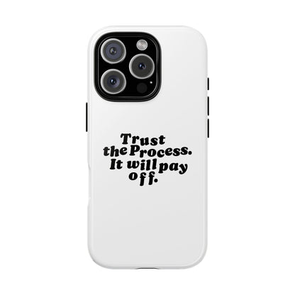Trust harder Hard Case Weiß iPhone