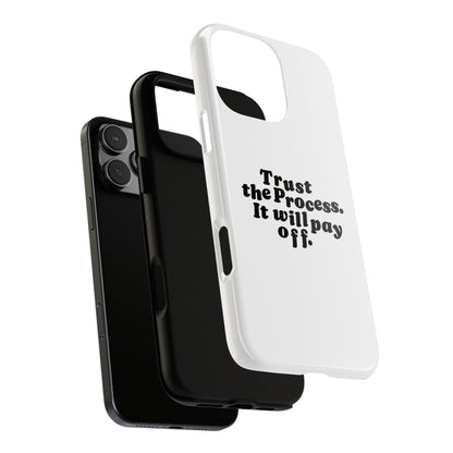 Trust harder Hard Case Weiß iPhone